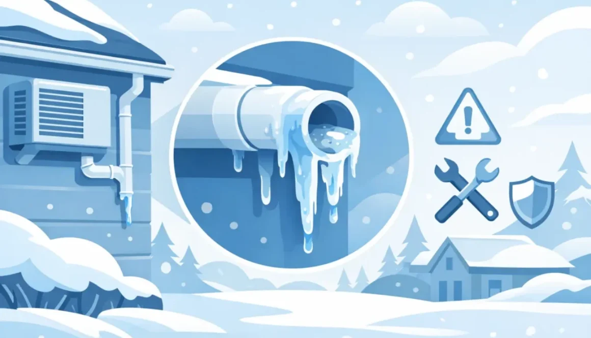 How to Stop Frozen Condensate Pipe Problems