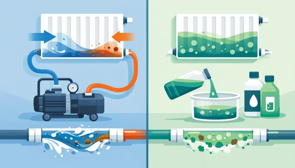 Power Flushing vs Chemical Flush Explained