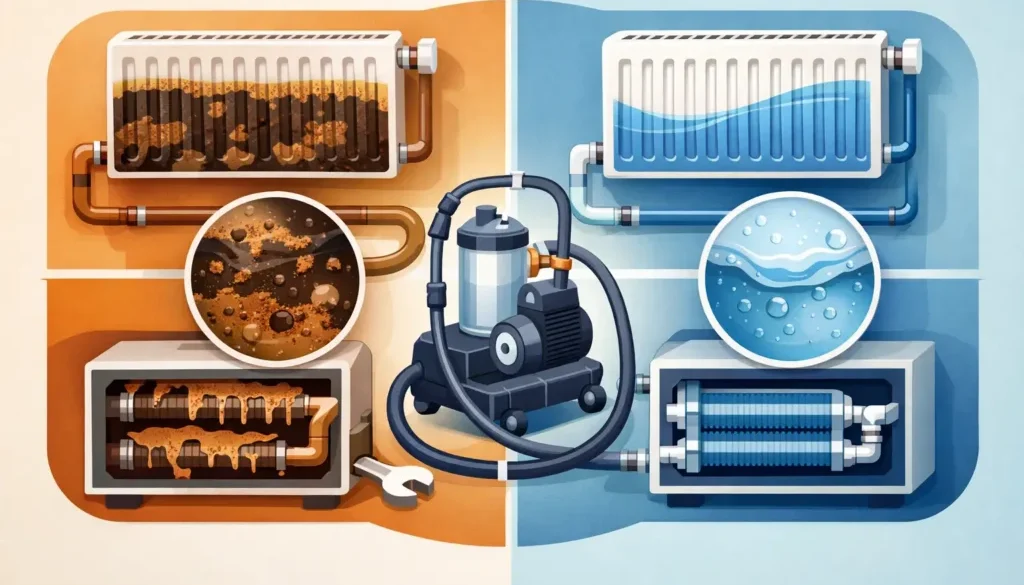 Power Flush Before and After Results Explained