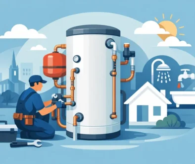 Unvented Hot Water Cylinder Installation Warrington